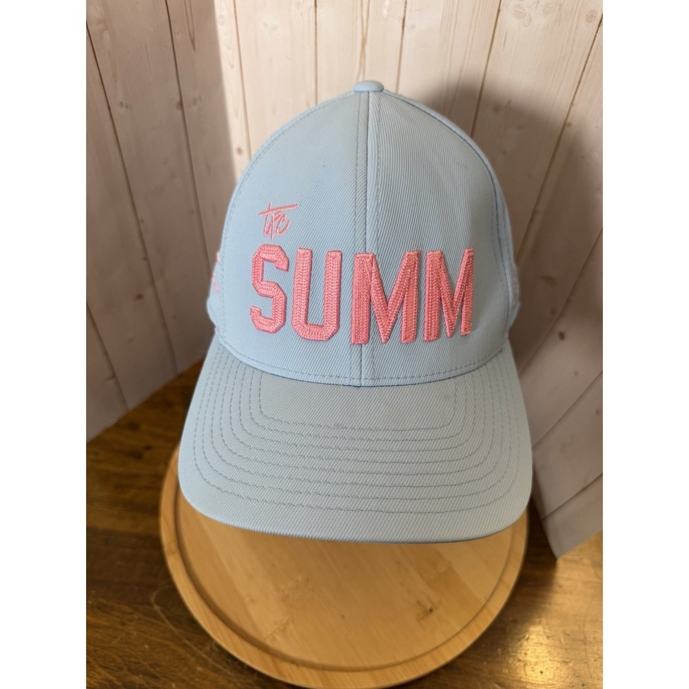 G/FORE "The SUMM" Golf Hat Baby Blue Snapback Cap Flexfit 110 Performance TPC